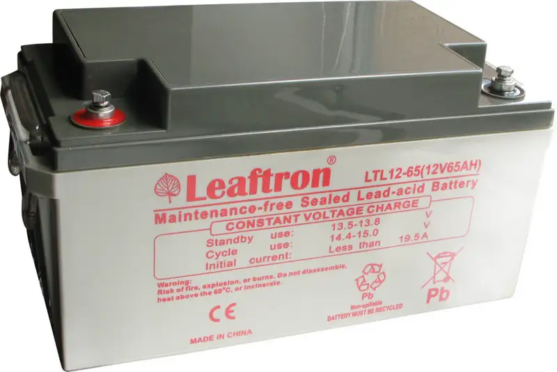 akumulátor Leaftron LTL12-65 (12V/65Ah)