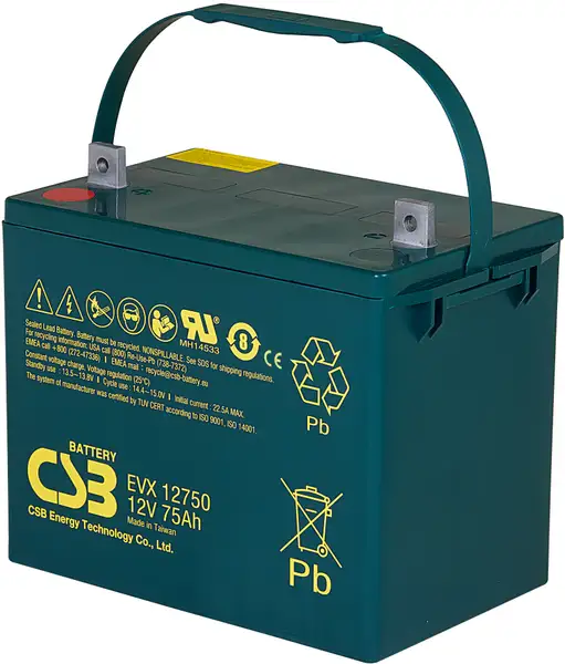 akumulátor CSB EVX12750 (12V/75Ah)