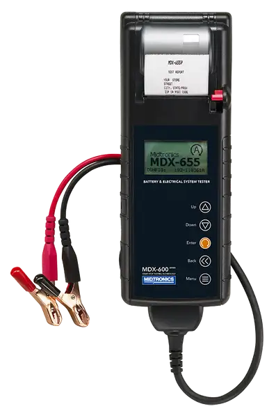 tester akumulátorů Midtronics MDX-655P s tiskárnou