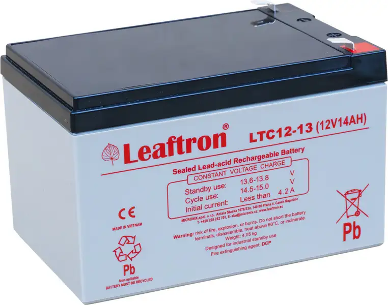 akumulátor Leaftron LTC12-13 T2 (12V/13Ah)