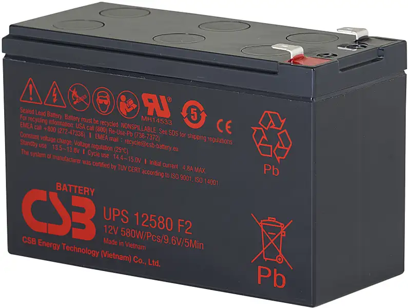 akumulátor CSB UPS12580 F2 (12V/96,7W/5min.)