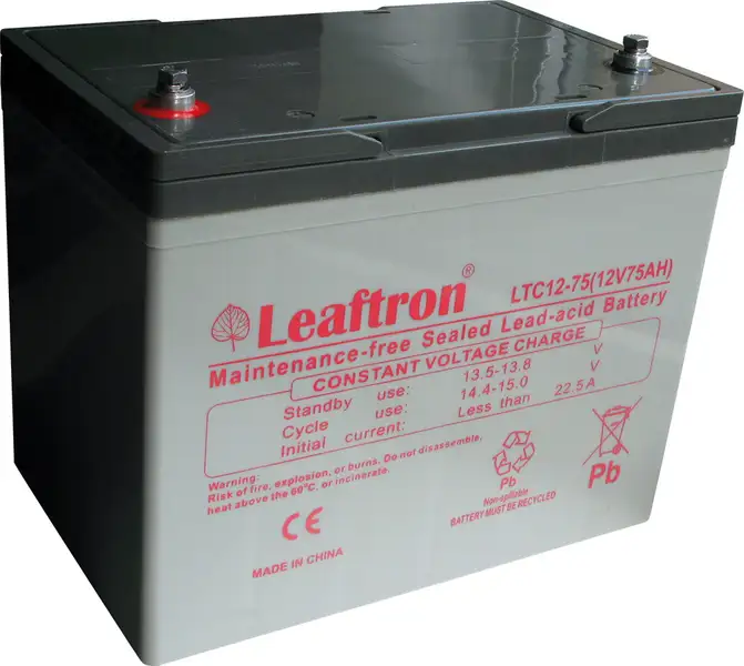 akumulátor Leaftron LTC12-75 (12V/75Ah)