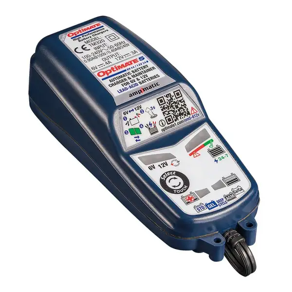 nabíječka OPTIMATE 5 Voltmatic/Select (6V/4A-12V/3A) TM222/TM320