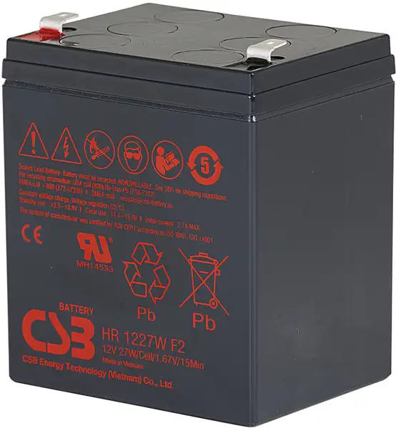 akumulátor CSB HR1227W F2 (12V/6,5Ah)