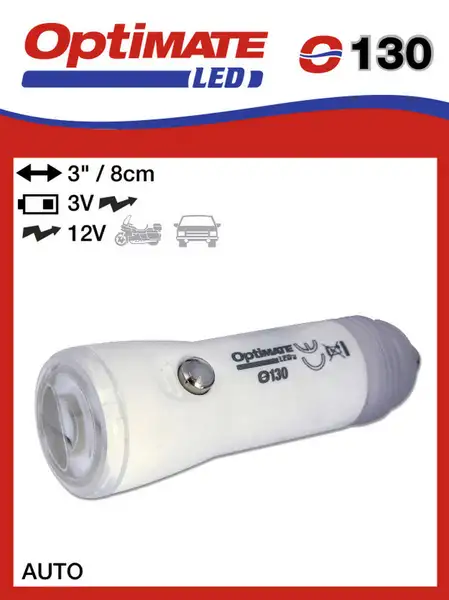 O130 Optimate nabíjecí LED svítilna pro autozapalovač