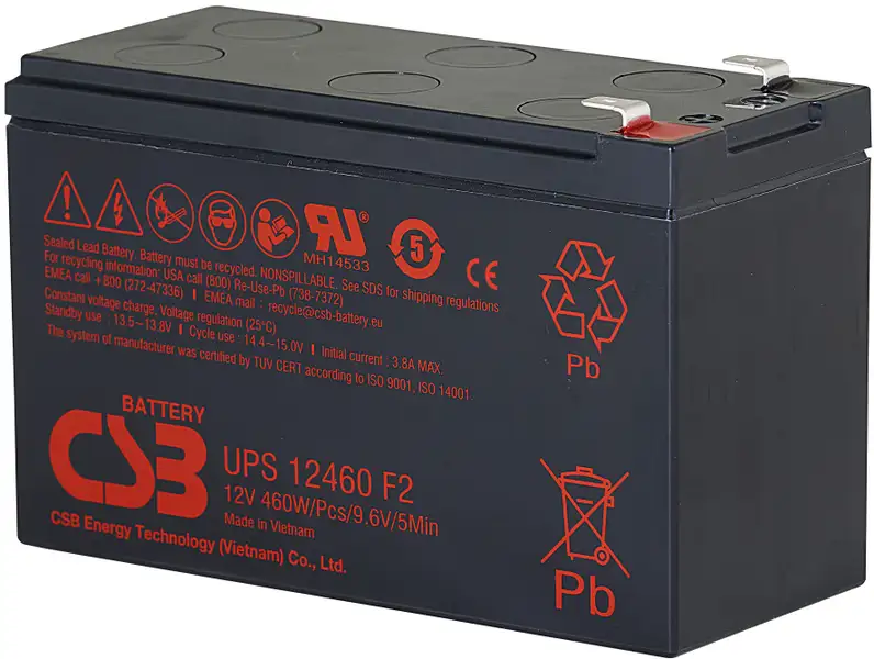 akumulátor CSB UPS12460 F2 (12V/9,6Ah)