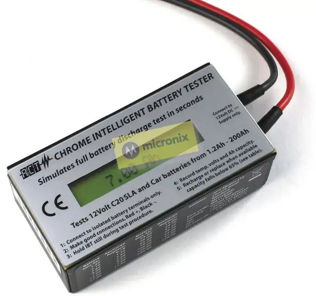tester akumulátorů 12V ACT CHROME IBT