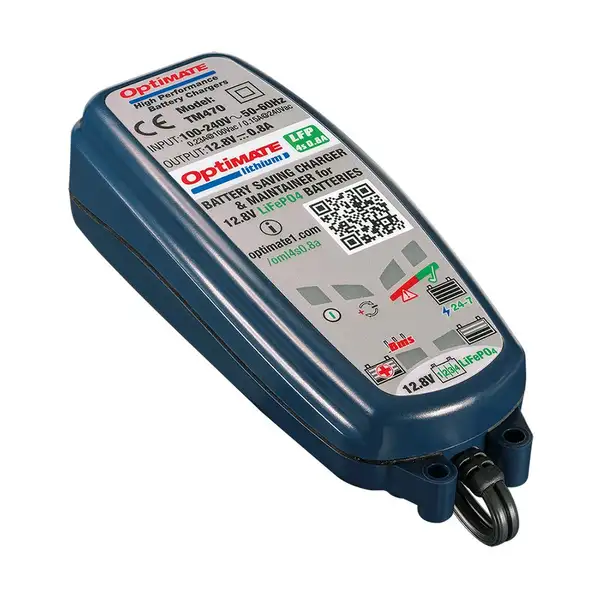 nabíječka OPTIMATE Lithium (12V/0,8A) LiFePO4 TM470
