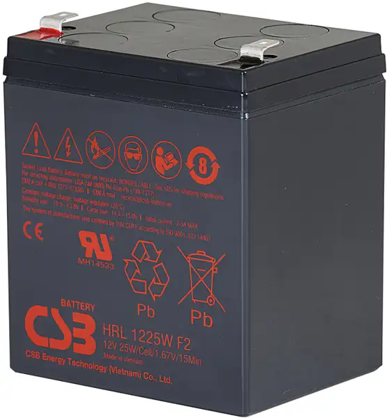 akumulátor CSB HRL1225W F2 FR (12V/5,8Ah)