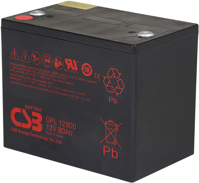 akumulátor CSB GPL12800 (12V/80Ah)