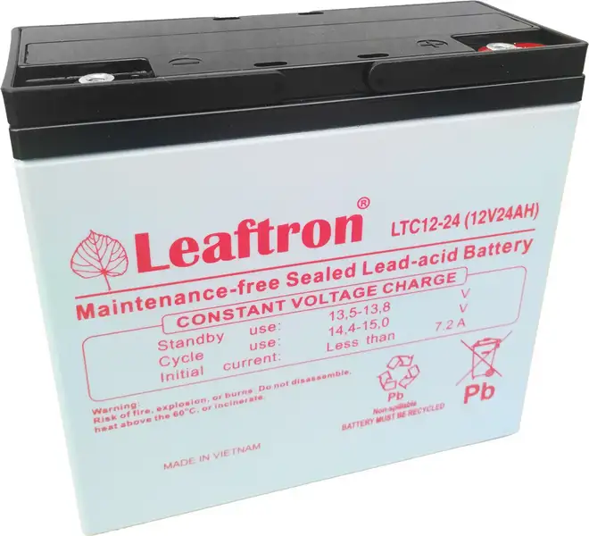 akumulátor Leaftron LTC12-24 (12V/24Ah