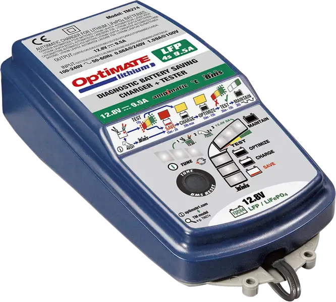 nabíječka OPTIMATE Lithium (12V/9.5A) LiFePO4 TM274