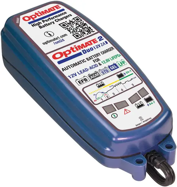 nabíječka OPTIMATE 2 DUO (12V/2A) TM550