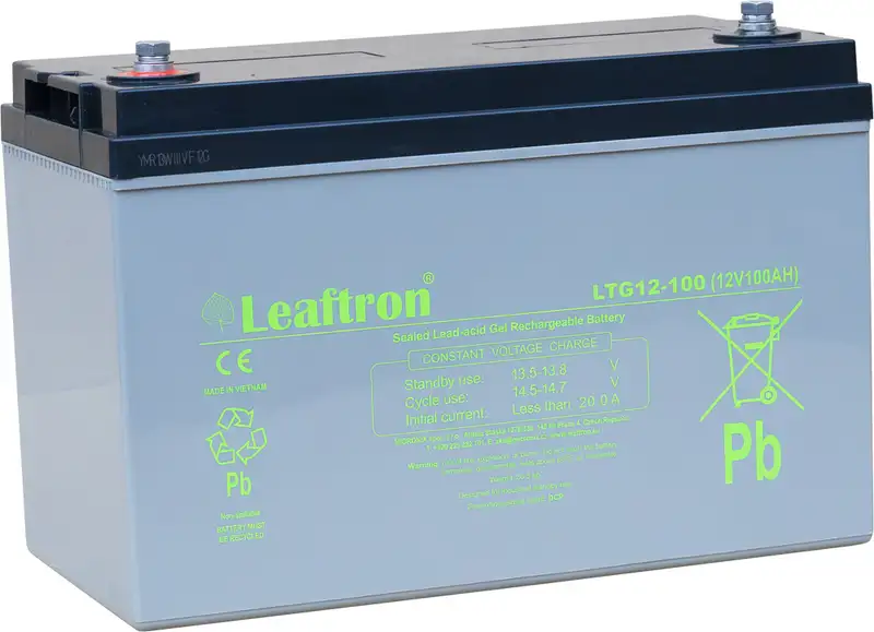 akumulátor Leaftron LTG12-100 gelový (12V/100Ah)