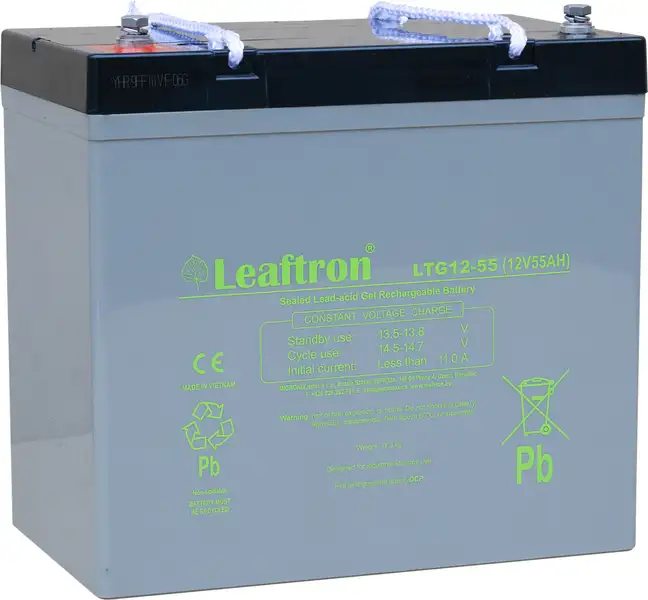 akumulátor Leaftron LTG12-55 gelový (12V/55Ah)