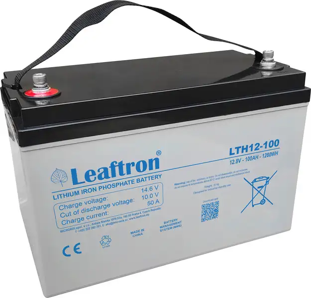 akumulátor Leaftron LTH12-100 Lithium (12V/100Ah)