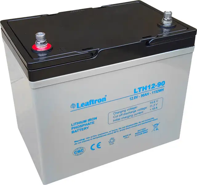 akumulátor Leaftron LTH12-90 Lithium (12V/90Ah)