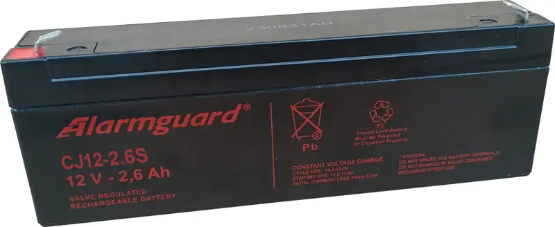 akumulátor Alarmguard CJ12-2,6S (12V/2,6Ah)