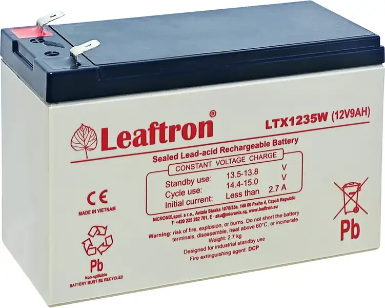 akumulátor Leaftron LTX1235W (12V/9Ah)
