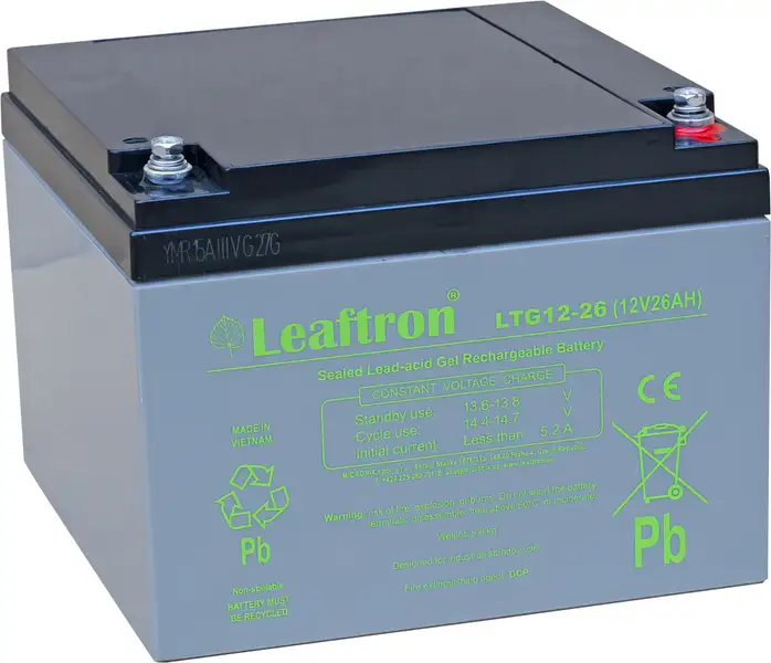 akumulátor Leaftron LTG12-26 gelový (12V/26Ah)