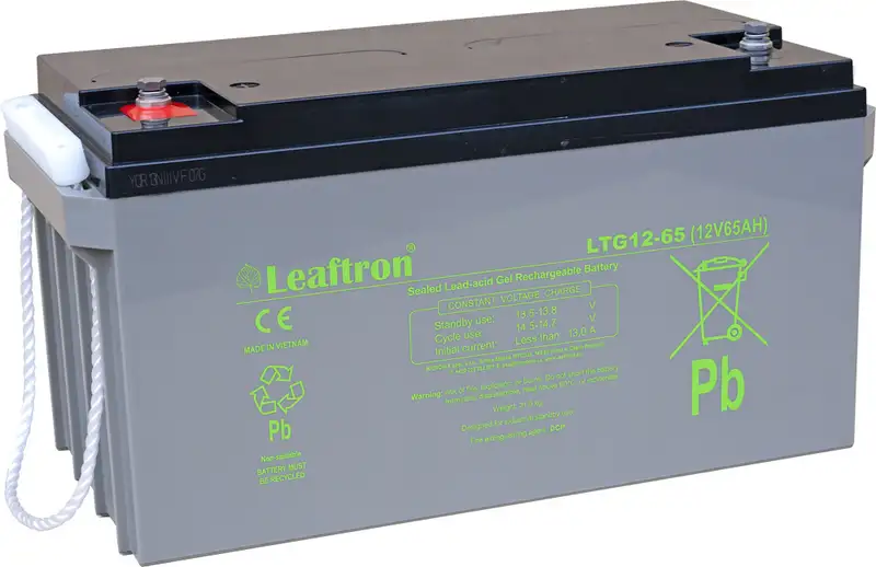 akumulátor Leaftron LTG12-65 gelový (12V/65Ah)