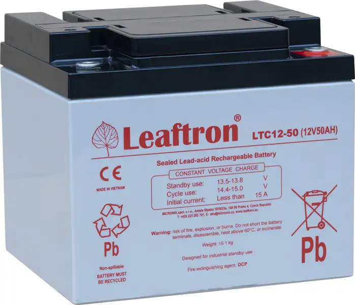 akumulátor Leaftron LTC12-50 (12V/50Ah)