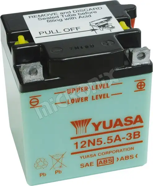 motobaterie YUASA 12N5,5A-3B (12V 5,5Ah)