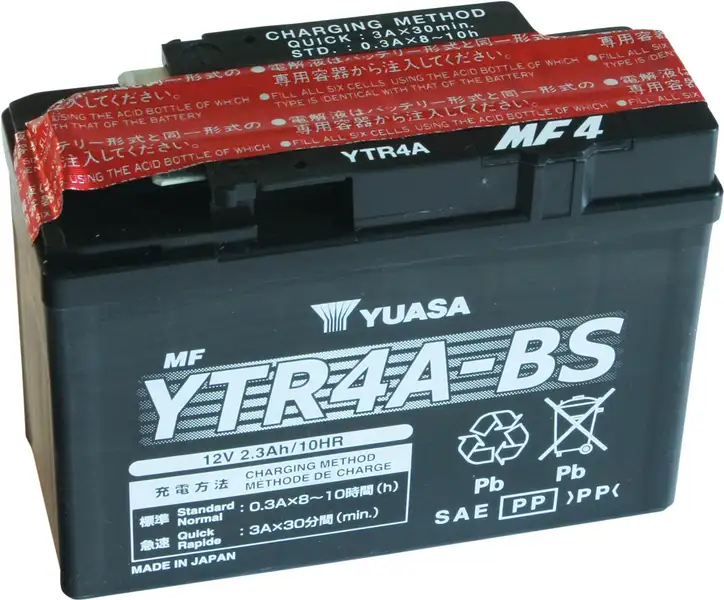 motobaterie YUASA YTR4A-BS (12V 2,3Ah)