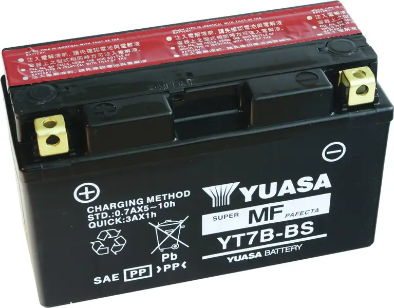 motobaterie YUASA YT7B-BS (12V 6,5Ah)
