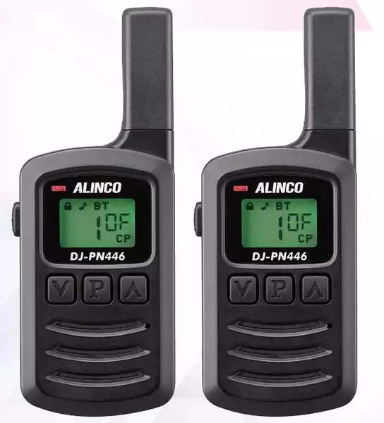 ALINCO DJ-PN446 , pár 2 kusy mini-PMR radiostanice