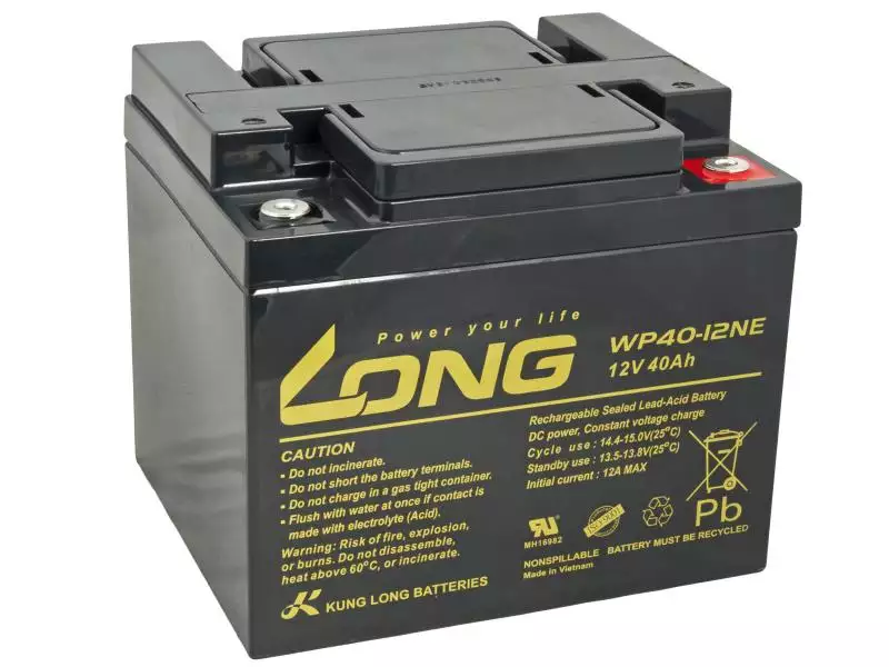 LONG baterie 12V 40Ah M6 DeepCycle (WP40-12NE)